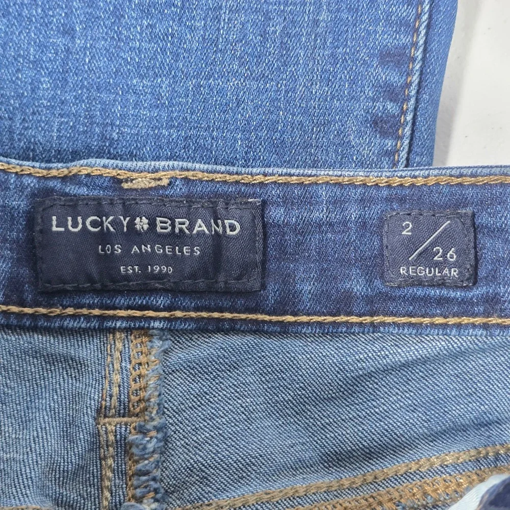 Lucky Brand Sweet Boot Jeans Dark Wash‎ Women 2/26 Regular Bootcut Denim 12514